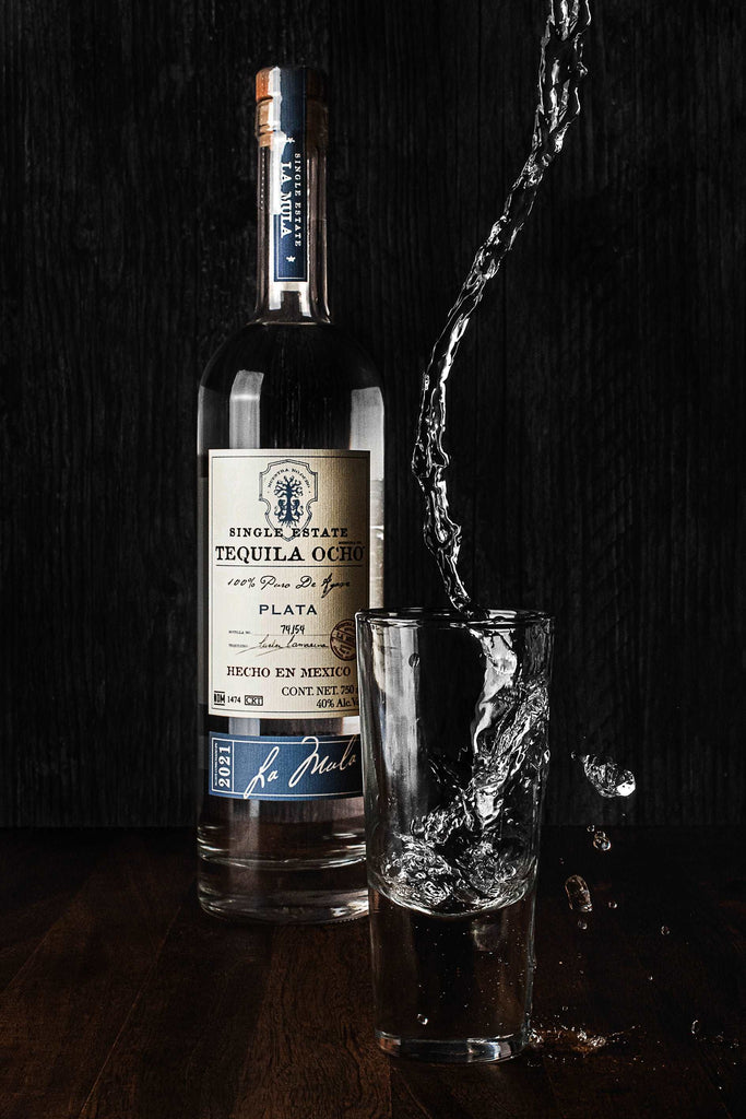 Tequila PLATA. Tequila Ocho kovenspirits