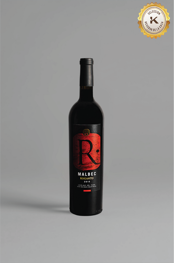 Vino TINTO MALBEC 2015. Roganto kovenspirits