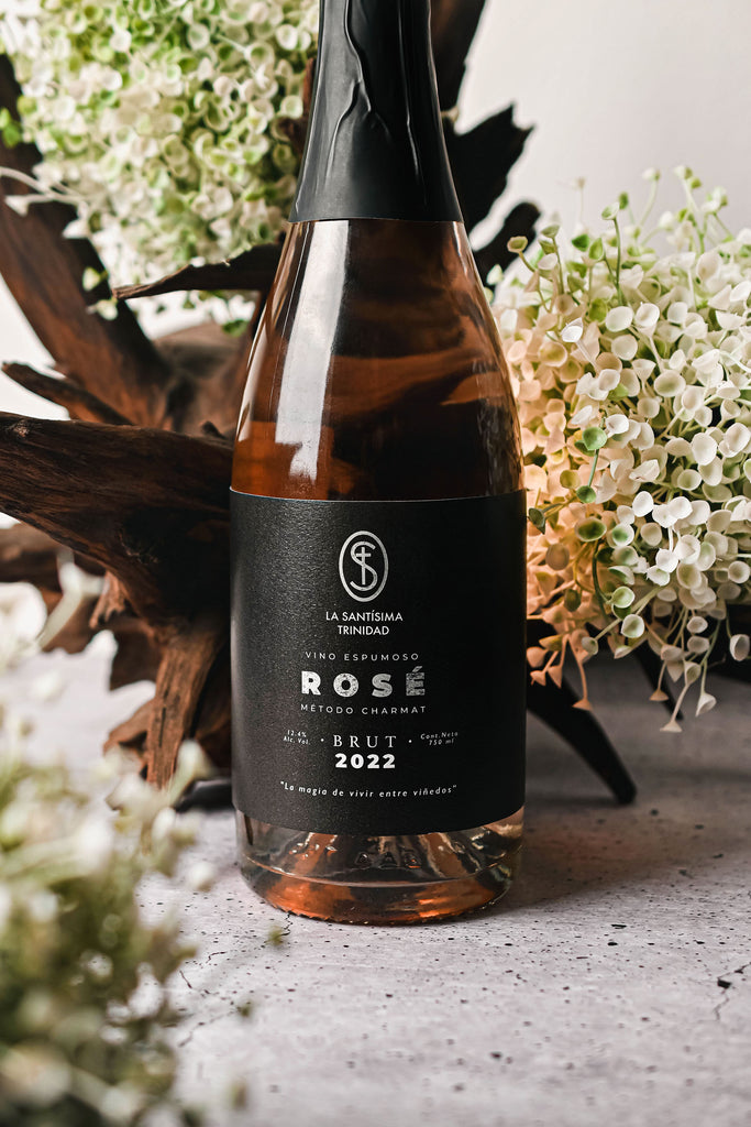 Vino Espumoso ROSE. Brut 2022. Santísima Trinidad kovenspirits