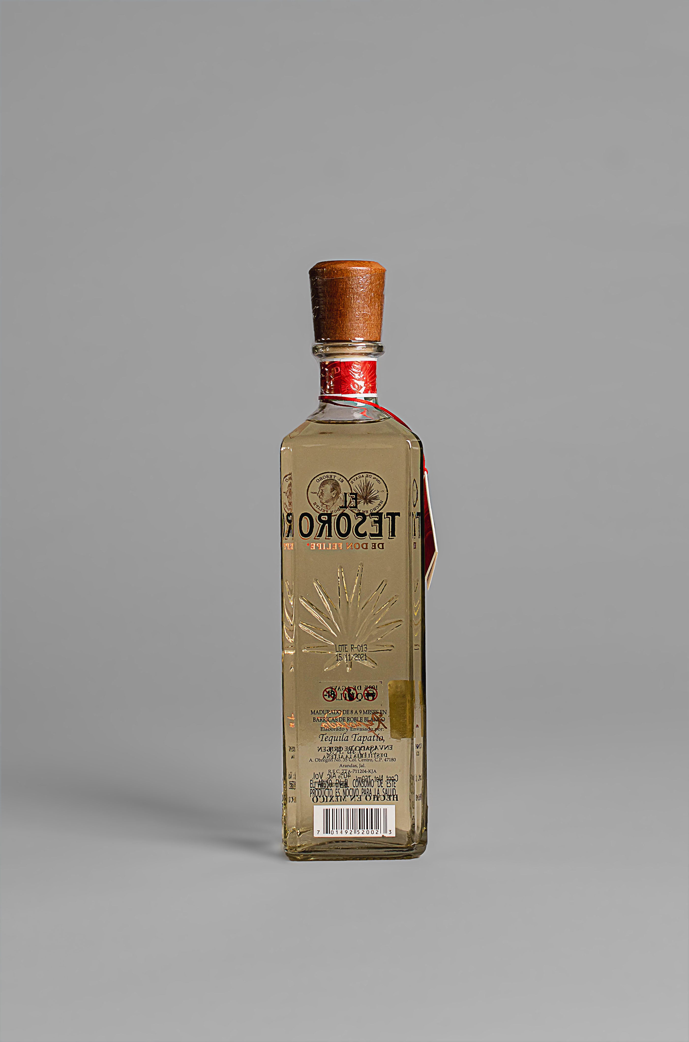 Tequila REPOSADO. El Tesoro de Don Felipe Koven Spirits