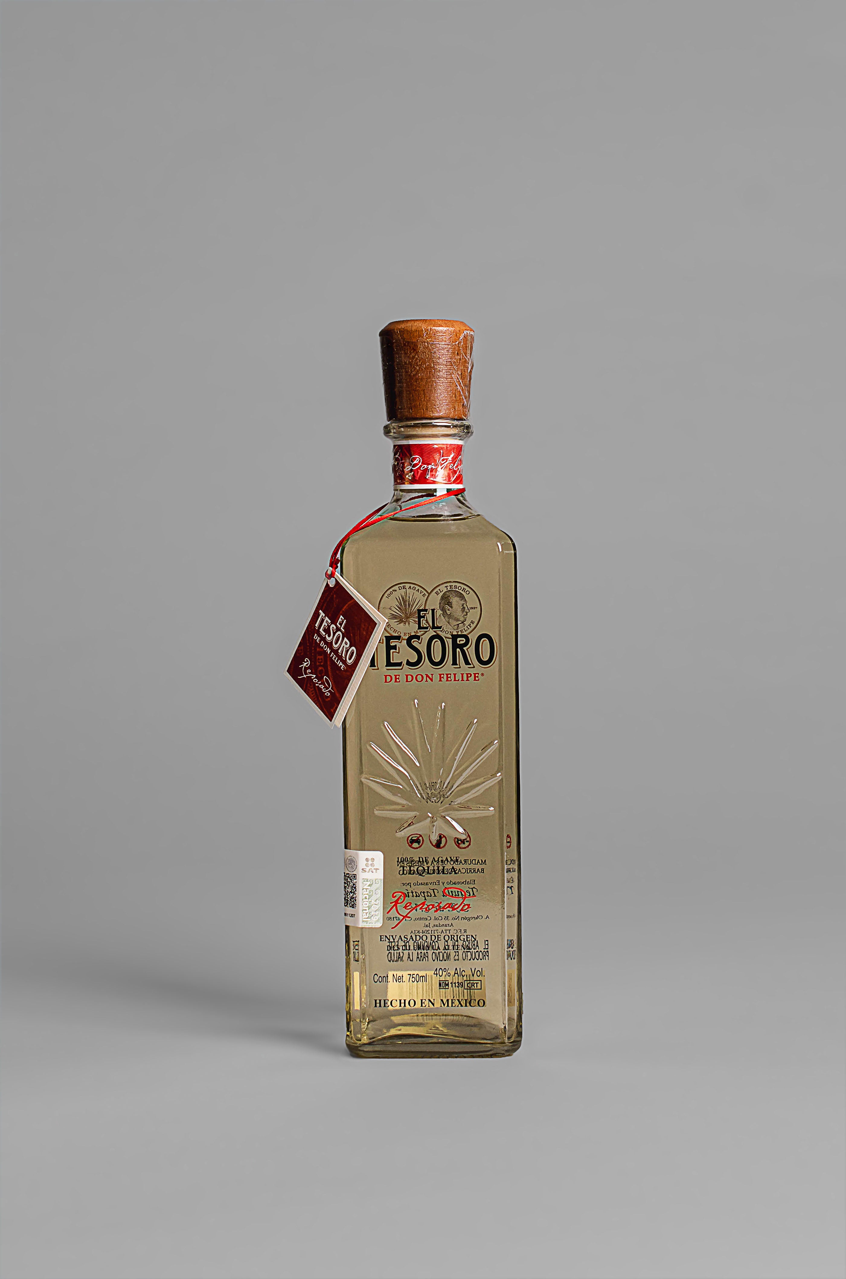 Tequila REPOSADO. El Tesoro de Don Felipe Koven Spirits