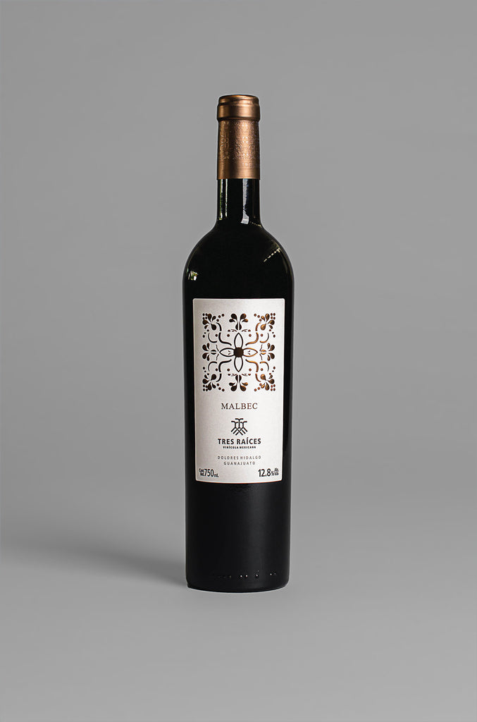 Vino TINTO MALBEC. Tres Raíces kovenspirits