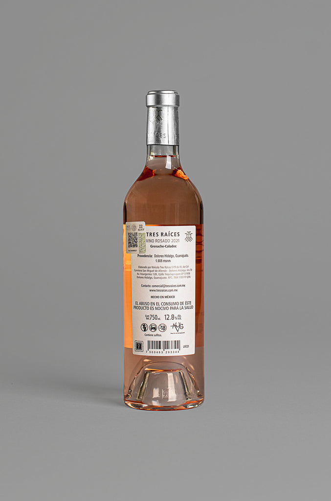 Vino ROSÉ. Tres Raíces kovenspirits